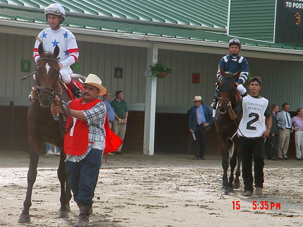 Paddock before the 2005 VA Derby